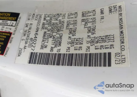 2023 Nissan Frontier King Cab S 4X2 из США, поврежденный, VIN 1N6ED1CL4PN640227